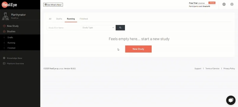 Create a Study