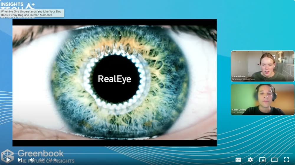 RealEye.io Greenbook Insights Tech Showcase 10/2024